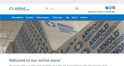 Desktop Screenshot of buyonline.arnoldmagnetics.com